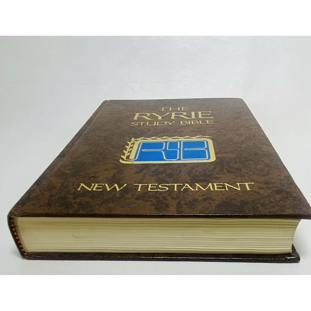 The Ryrie Study Bible New Testament King James Version  KJV  Moody Press 1976 HC